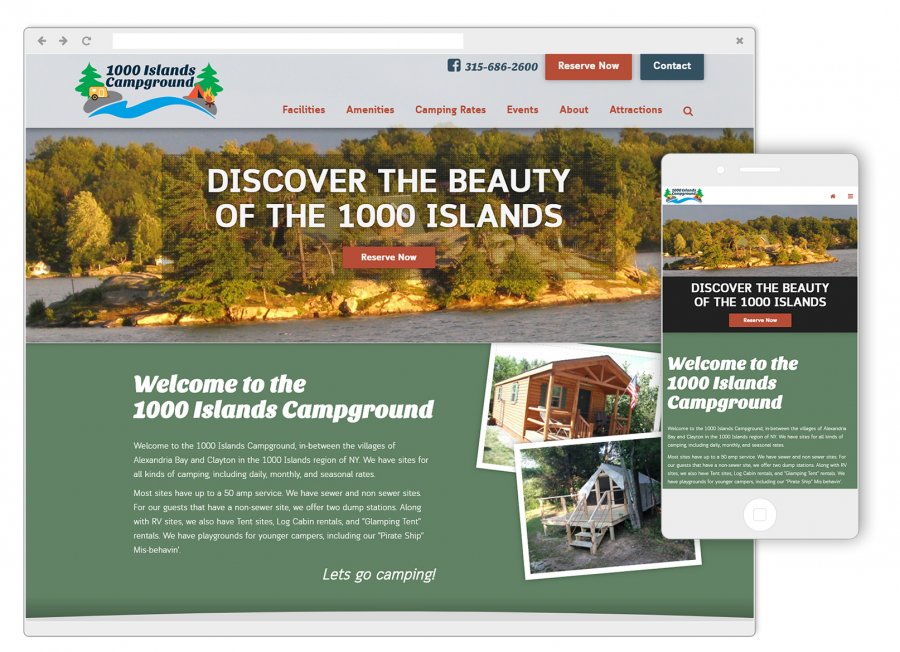 1000 Islands Campground Website