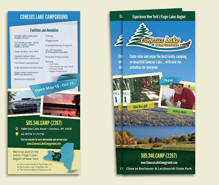 Conesus Lake Campground_Rack Card