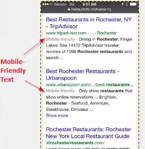 Mobile Friendly Text