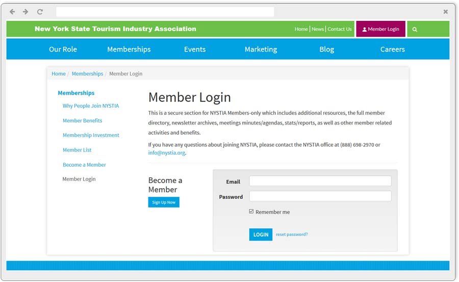 member login