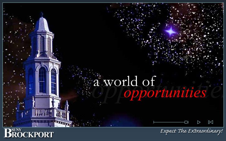 The College at Brockport Web-mercial Design