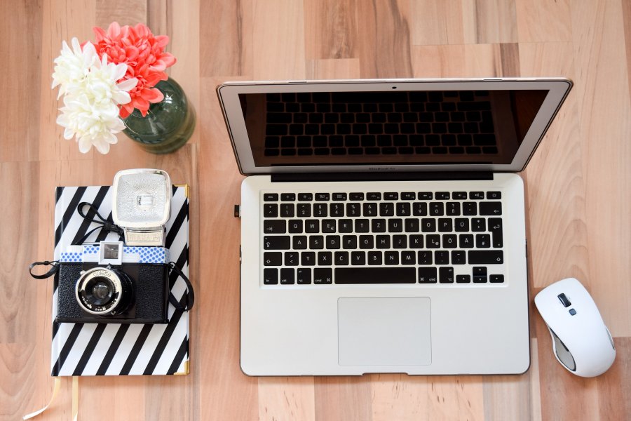 Office Desk with Web Presence