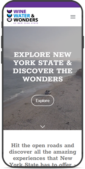 Wine Water & Wonders Responsive Website