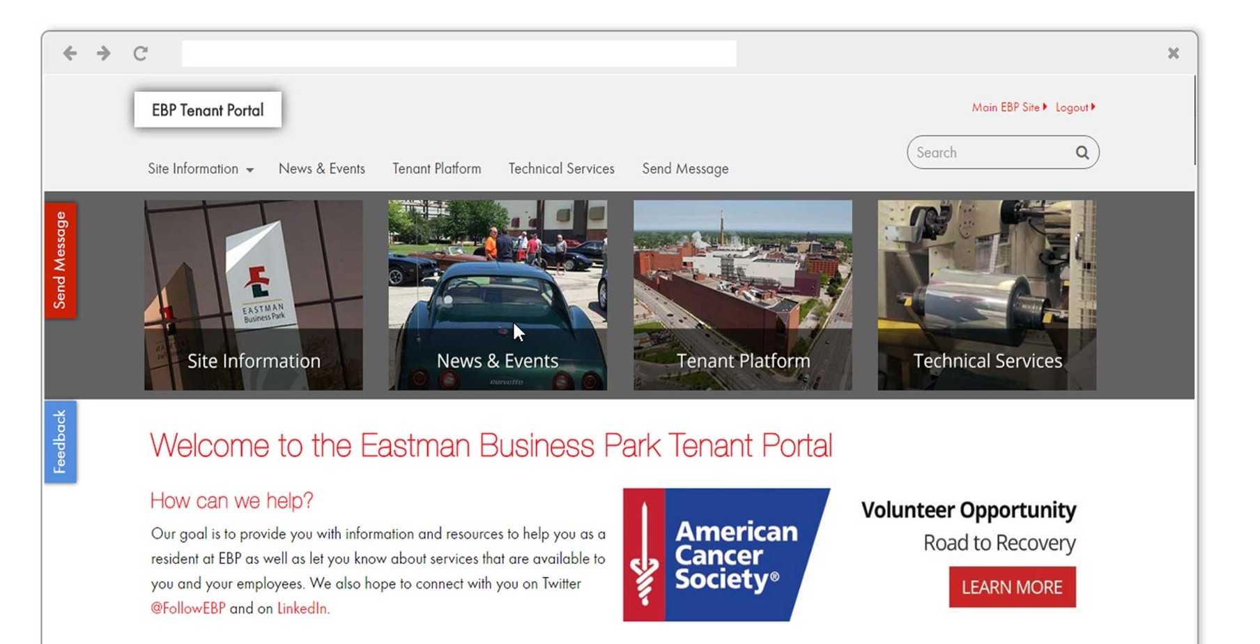 Eastman Business Park Tenant Portal